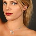 thumbnail image 4 of 0.33 ct Brilliant Round Cut Blue Diamond 18K White Solid Gold Everyday Affordable Designer Necklace Pendant with 16" Chain, 4 of 6
