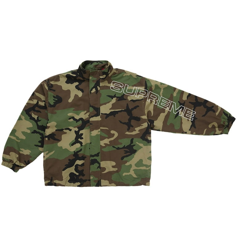 LサイズSpellout Embroidered Ripstop Track Supreme Spellout Embroidered Ripstop Track Jacket Black