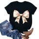 thumbnail image 4 of Blusas de Manga Corta para las Mujeres Divertida Impresión Cuello Redondo Camiseta Vintage, Blusas de Primavera para las Mujeres, 4 of 4