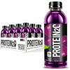 Protein2o 15g Whey Protein Isolate Hydration Drink, 350mg of Electrolytes, Vitamins B5 & B6, Sugar Free, Grape, 16.9 oz Bottle (Pack of 12)