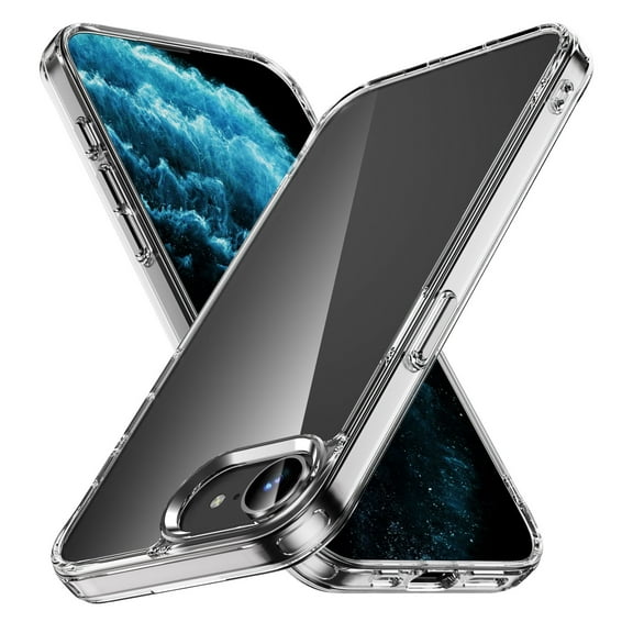 Allytech iPhone 16e Clear Case, iPhone 16e Cover 6.1", Crystal Clear Ultra Slim Fit Soft TPU Anti-Scratch Bumper Shockproof Anti-Yellow Phone Case for Apple iPhone 16e - Clear