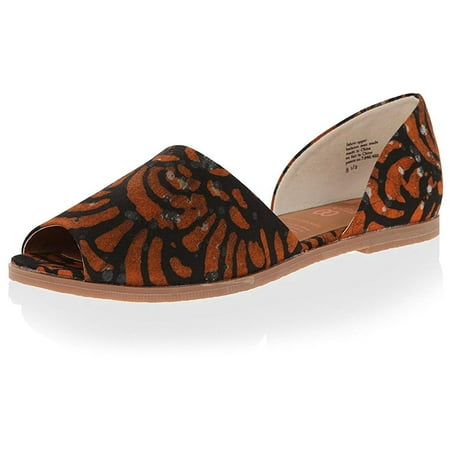 Bc Footwear Women's Happy As A Clam, Orange, Size 9.0