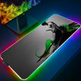 thumbnail image 1 of Alfombrilla de ratón con luz LED para ordenador, alfombrilla de escritorio de Anime, gabinete de jugador de PC para oficina, alfombrilla de ratón grande de una pieza, almohadilla de mesa RGB LIUWENJING unisex, 1 of 2