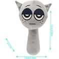 thumbnail image 3 of Sprunki Peluches - 3 Piezas, 8 Pulgadas, Incredibox Sprunki Muñeca De Peluche Suave Y Lindo - Regalo Perfecto para Niños Y Fans De Juguetes(Oren y Gray y Simon), 3 of 3