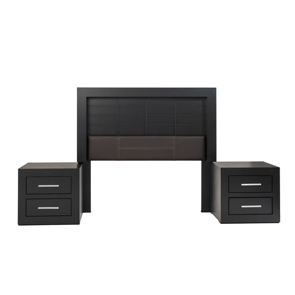 Recamara Matrimonial 3 Piezas Kessa Muebles  Pamela