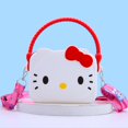 thumbnail image 1 of Sanrio-Bolso de hombro Original de Gel de sílice para niños, bolsa de mensajero de almacenamiento portátil, regalo para niñas, 1 of 4