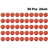 50 Pcs Sponge Buffing Pads Orange 2inch Foam Polishing Pads Sanding Pads For Car Auto Waxing Cleaning Tools Polisher Accessories