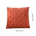 thumbnail image 3 of XIBUFE 2026 New Decorative Throw Pillow for Couch 18X18 Inches Boho Bed and Sofa Accent Pillows,Indoor Decor Pillows for Living Room Bedroom,Throw Pillows Under 5$,Pack of 1,Orange, 3 of 7
