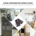thumbnail image 5 of SHINYPASING 6pcs Fridge Door Handle Cover Set Grey Cloth Waterproof for Parties, 5 of 5