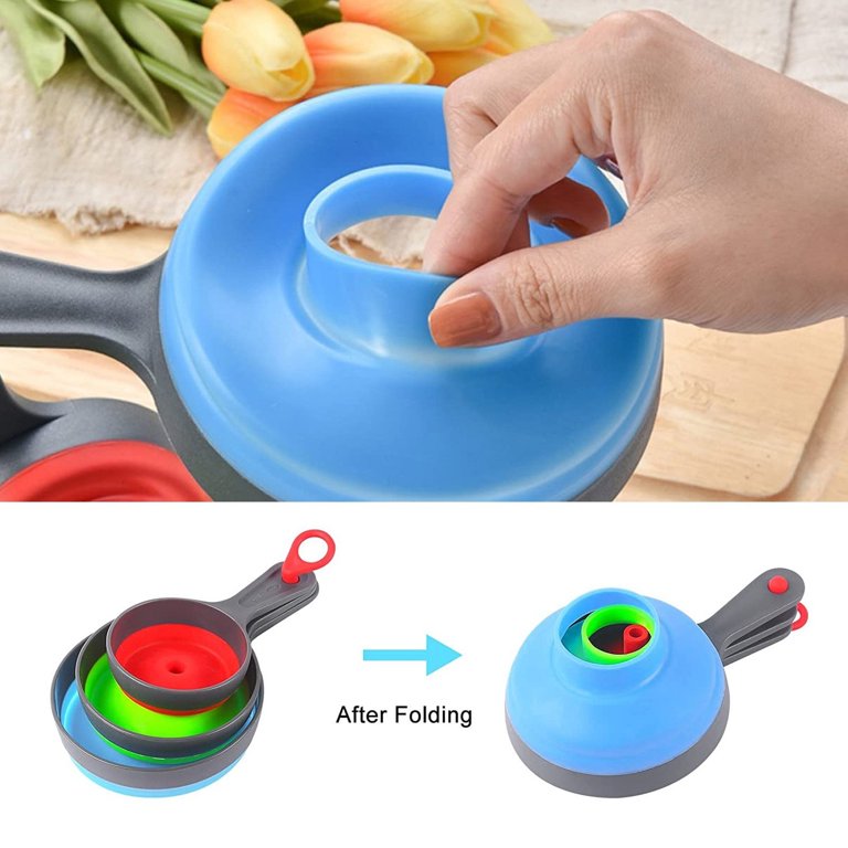 Kitchen Gadgets Utensils Set for New Home Apartment, Small Funnels for  Filling Bottles, Ice Scoops for Canisters, Vegetable Fruit Peeler, Sala  Tongs