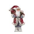 thumbnail image 3 of Figuras de Papá Noel, adornos de muñecos de Papá Noel, figura de Papá Noel de pie, 45cm, 3 of 9