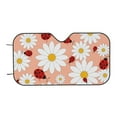 thumbnail image 7 of Balery Daisy and Ladybug Print Car Windshield Sun Shade,Windshield Sunshade for Car Pickup Truck SUV Accessories-Small, 7 of 7