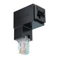 thumbnail image 4 of RJ45 Male to Female Ethernet Adapter Network Extender 90 Degree Bend Up for CAT5E CAT6 CAT8 Ethernet, 4 of 5