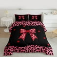 thumbnail image 2 of Castle Fairy Boys Girls Kawaii Bowknot Full Size Comforter Sets 3-Piece,Animal Leopard Print Bedding Comforter Set,Polka Dots Lightweight Bedding Sets,Luxury Bedroom Decor,Reversible, 2 of 8