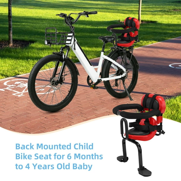 Seat Mounted Child Bike Seat With U shaped Bike Seat U shaped And Safety And Safety Belt With U shaped And Old With Pedal Children s With Pedal And