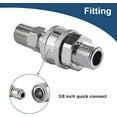 thumbnail image 2 of Pressure Washer Quick Connect 3/8 Inch, Pressure Washer Fittings, Adapter Set, Male Thread, 4 Pieces, 2 of 5