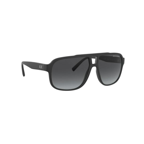 Gafas de sol Armani Exchange AX4104S rectangulares negro/gris