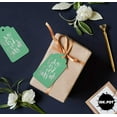 thumbnail image 4 of Inkdotpot 100 Pack Real Silver Foil Paper Tags Baby It's Cold Outside Baby Shower Favor Hang Tag, 4 of 6
