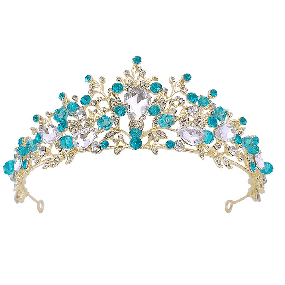 Rush Tiaras and Crowns, Fineder Crystal Tiara Headpiece Rhinestone Hair