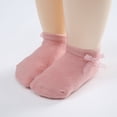 thumbnail image 3 of 3 Pairs/Set Spring Summer Baby Boys Girls Socks Solid Color Infant Floor Socks Soft Anti-slip Boat Socks B 1-3Y, 3 of 6