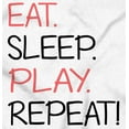 thumbnail image 2 of Eat Sleep Play Repeat Simple Life Romper Boys or Girls Infant Baby Brisco Brands NB, 2 of 6