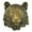 Tiger, variant on Animals Wall Art Bust Wall Decor Statue Wall Mounted Hand Painted Mounted Decoration for Outdoor Or Indoor Use Bear