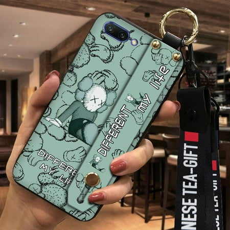 YTF-Phone Case For Huawei Honor 10, Fashion Design Back Cover Anti-dust Lanyard Durable Dirt-resistant Wrist Strap Waterproof Phone Holder Wristband Soft case ring Kickstand Anti-knock