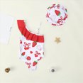 thumbnail image 4 of NOLDARES Toddler Girl Swimsuit One Piece, Baby Swimwear Summer Beach Bathing Suit 9M-6Y(White,18-24 M), 4 of 4