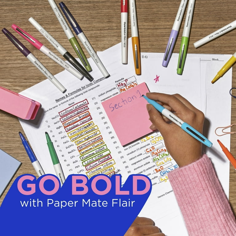 Paper Mate Flair Pens (Box of 12 - Various Colors) - Columbia Omni Studio