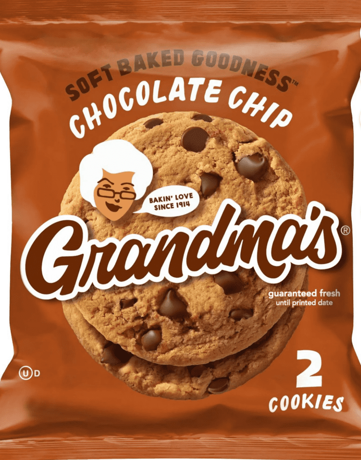 Grandma's Cookie - Chocolate Chip&Peanut Butter, Pack of 12, Soft Baked, Bundled by Shoppyway