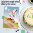 thumbnail image 5 of 1 Funny Birthday Card with Envelope - Dog On Trike C3204BDG, 5 of 6