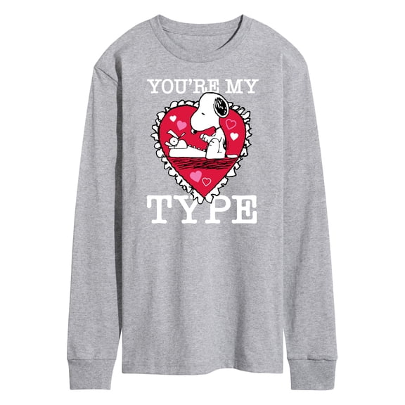 Peanuts - You're My Type - Men's Long Sleeve T-Shirt