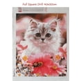 thumbnail image 4 of Evershine - Kit de bordado de diamantes con diseño de gato 5D, para manualidades, con diseño completo de animales, para punto de cruz, diseño de mosaico de diamantes de imitación, para decoración del, 4 of 5
