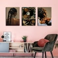 thumbnail image 4 of Hieng Black Girl Poster African American Wall Art Decor Paintings Fashion Abstract Black Woman Poster Canvas Prints Pictures for Living Room Bedroom Unframed, 4 of 6