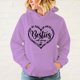 thumbnail image 1 of Nuevas sudaderas con capucha de moda para mujer, otoño e invierno, sudadera con capucha con estampado de corazón de Besties, sudadera con capucha de estilo hip hop para exteriores y calles, 1 of 5