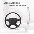 thumbnail image 3 of Fotbe Girl Rabbit Funda para Volante Universal de 15 pulgadas, Accesorios para Auto para Hombre y Mujer, Protector de Volante Cómodo para SUV y Sedán, 3 of 6
