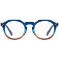 thumbnail image 2 of Shiratori Blue Light Blocking Glasses Rice nail irregular polygonFrame for Men, 2 of 6