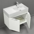 thumbnail image 3 of Nameeks Derin-3217-W-C-R Derin 32" Wall Mounted Single Basin Vanity Set - Black, 3 of 7