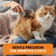 thumbnail image 5 of Rastrillo desenredante GoPets de doble fila para subpelo, 5 of 7