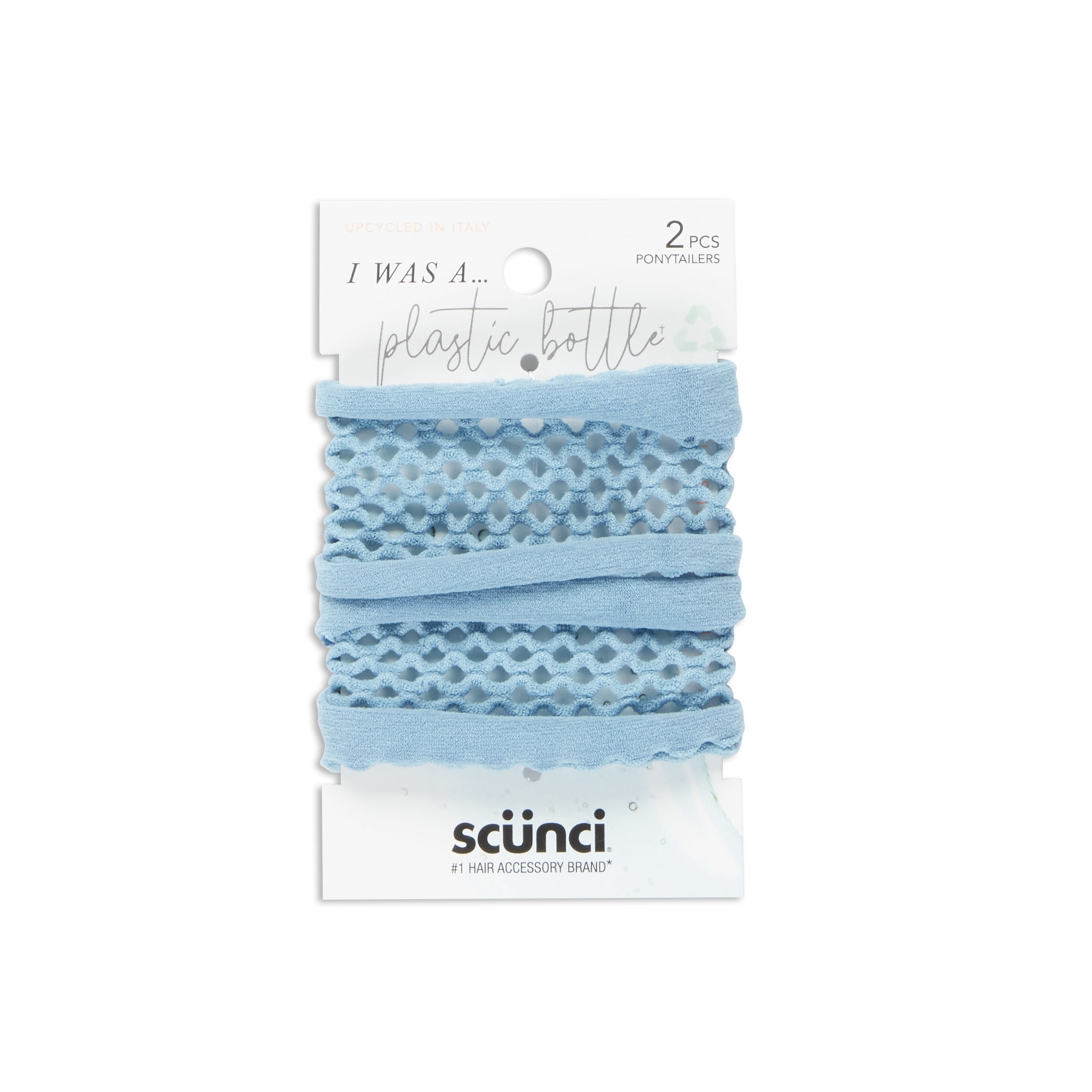 (5 pack) Scunci Consciously Minded and Sustainable Knit Ponytailers, 2 ct