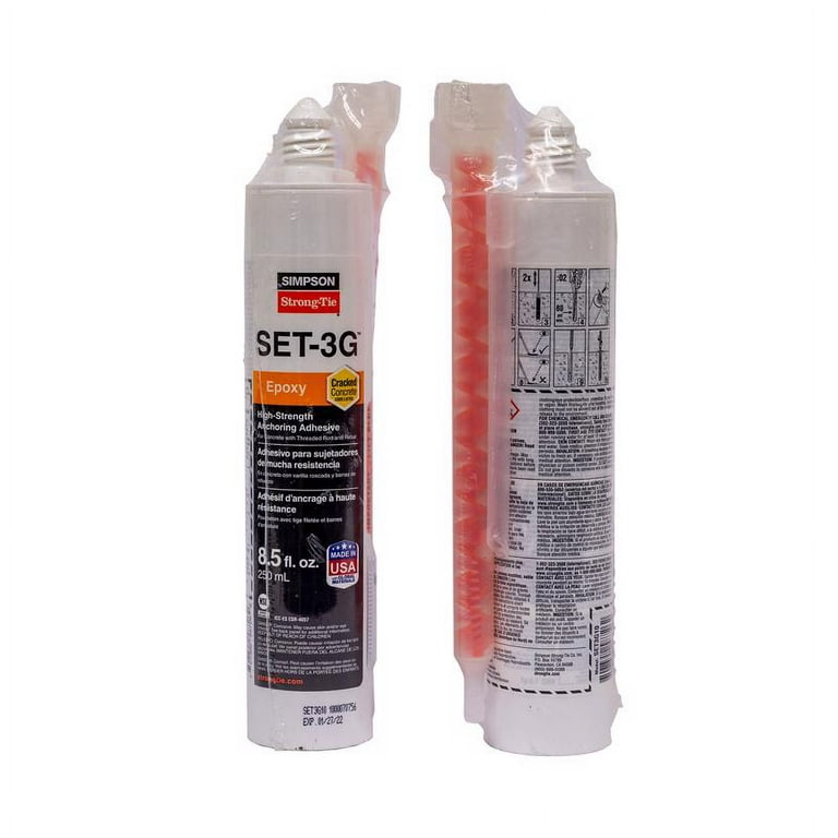 Simpson Strong-Tie SET-3G Plastic Concrete Anchoring Epoxy Paste