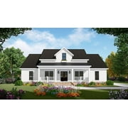 House Plan Gallery - HPG-1832- 1,832 sq ft - 3 Bedroom - 2 Bath Small House Plans - Single Story Printed Blueprints - Simple to Build (5 Printed Sets)