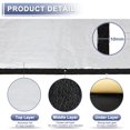 thumbnail image 3 of Unique Bargains 394mil 10mm 0.91sqft Alfombra de insonorización para coche Material de escudo térmico de aluminio autoadhesivo para capó de barco cubre motor 118.11"x39.37" tono plateado, 3 of 7