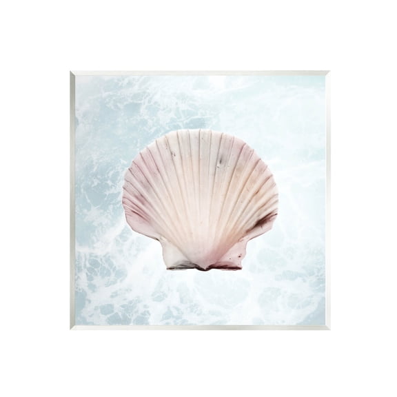 Stupell Industries Clam Shell Sea Water Graphic Art Unframed Art Print Wall Art, Design by Marcus Prime