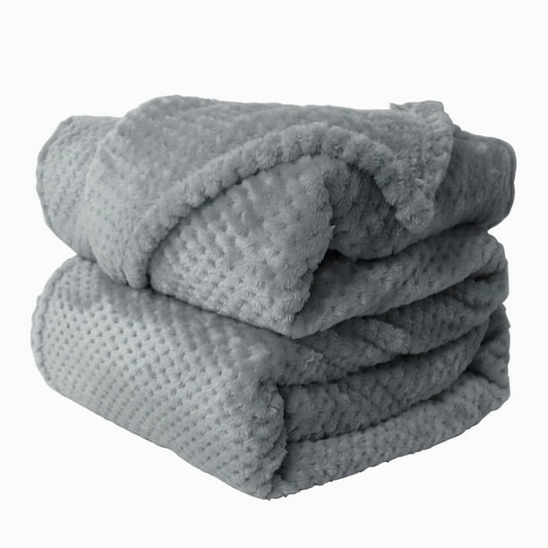 Soft Warm Microfiber Plush Flannel Blanket , Luxurious ...