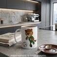 thumbnail image 3 of Taza de Ceramica FIFA Blanca Con Estampado de Mascota FIFIA, 3 of 4