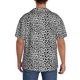 thumbnail image 3 of Balery Black Leopard Camisa Casual de Manga Corta con Botones para Hombre, Texturizada, Estilo Cubano, para Playa, Verano-3X-Large, 3 of 5