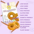 thumbnail image 5 of No Sugar Aloud - Low Carb Snickerdoonut Cinnamon Donut Baking Mix (Keto, Vegan, Gluten Free, No Added Sugar, High Protein, High Fiber, Diabetic Friendly), 5 of 9