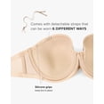 thumbnail image 3 of Alfombra roja Bra Wacoal, convertible sin tirantes, negra, 38C, 3 of 4