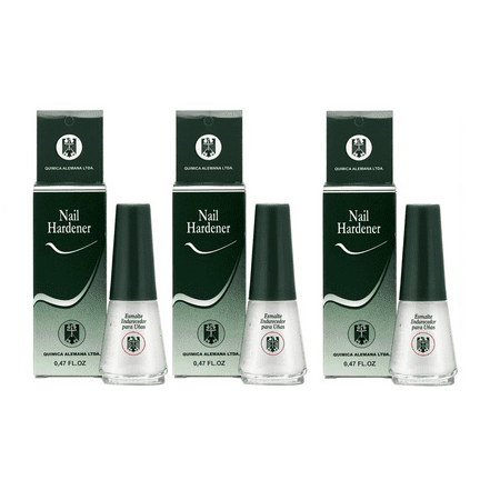 Quimica Nail Hardener Strengthener Polish Treatment, 0.47 oz (3)